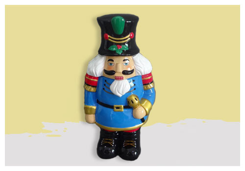 our favorite nutcracker ceramic cookie jar brings joy to the holiday season